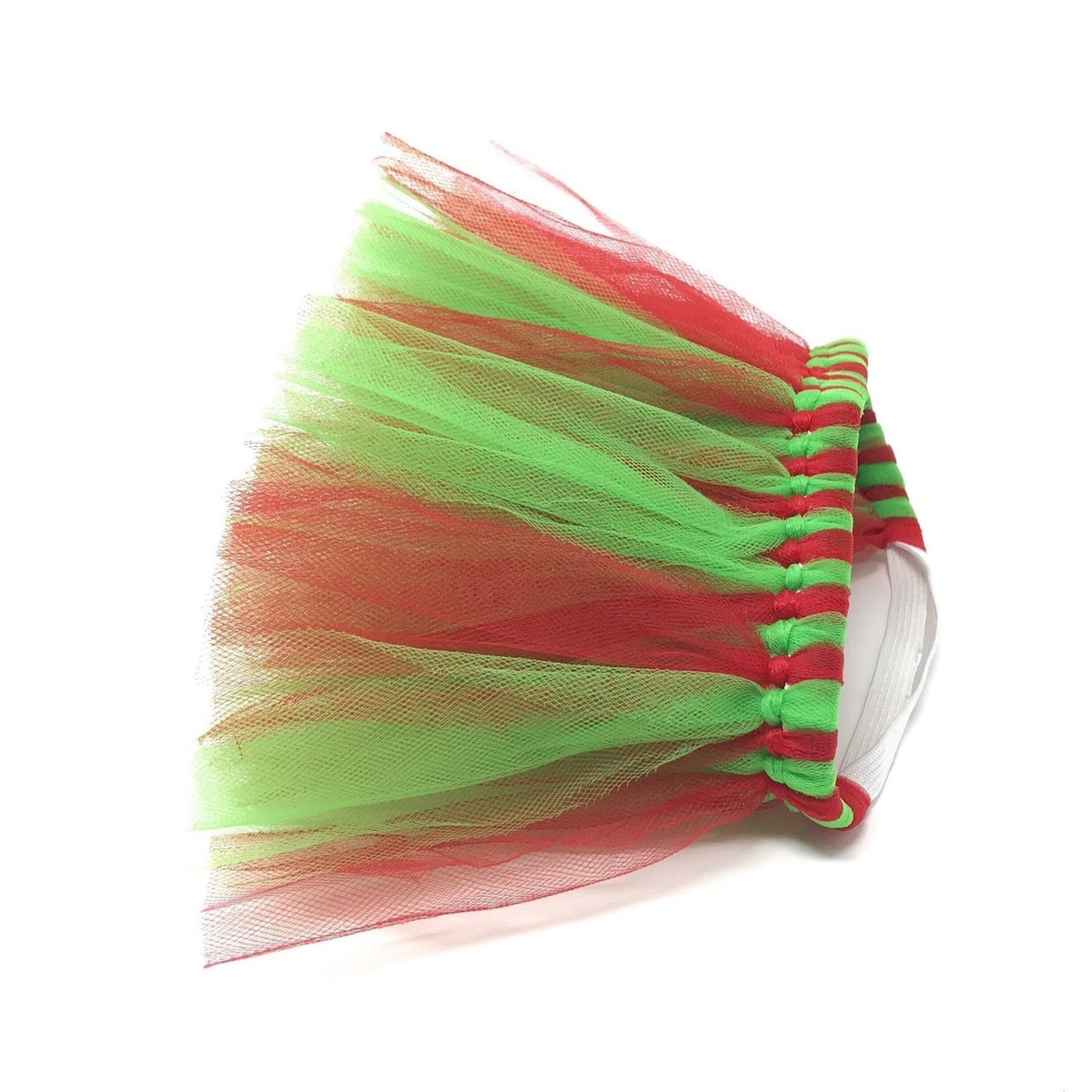 TD XS Size Red and Green Christmas Dog Tutu Skirt Pet Clothes