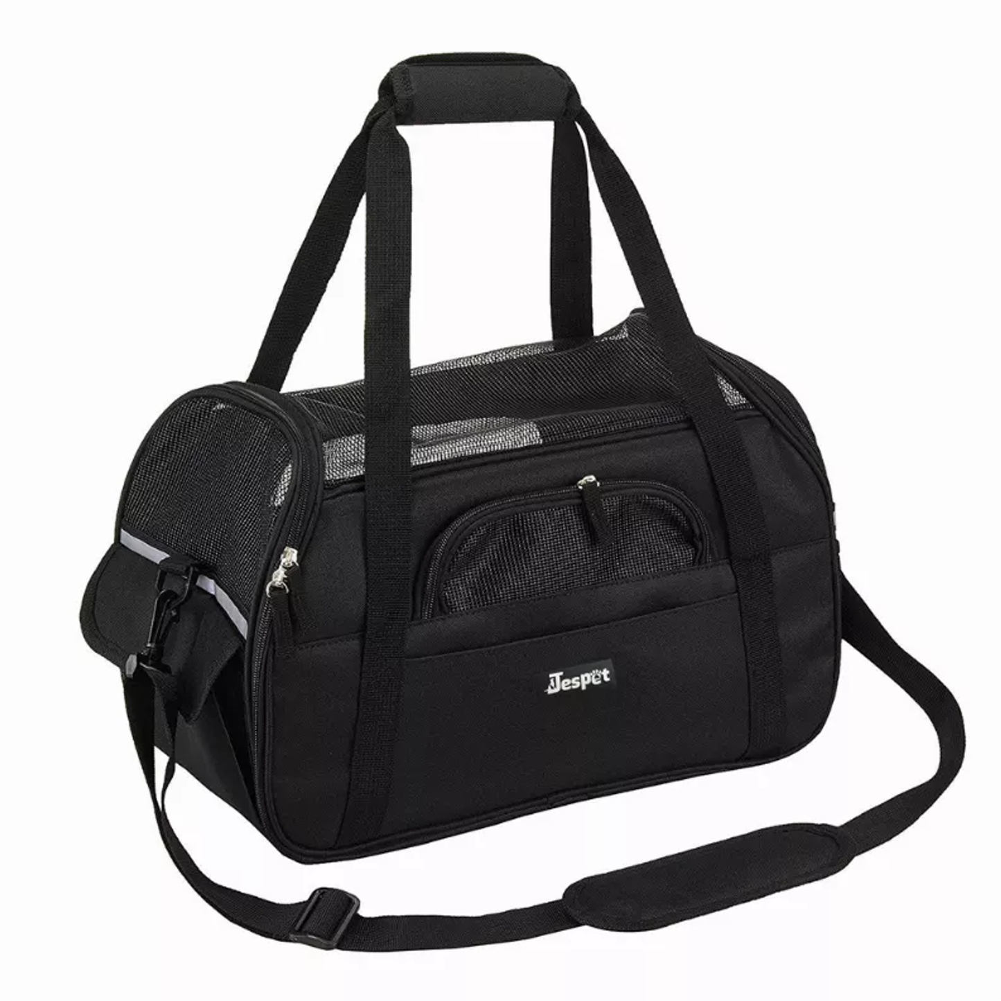 TD JESPET Airline Approved Cat and Dog Carrier Soft-Sided Collapsible Travel Handbag for Small Dogs Cats Car Seat Pet Carrier