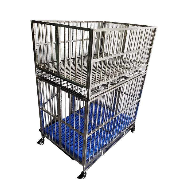 United States WAREHOUSE 7 DAYS to DOOR Metal and Glass Puppy Whelp Ing Box Large Aluminum Dog Elevated Whelp Ing Box with Fence