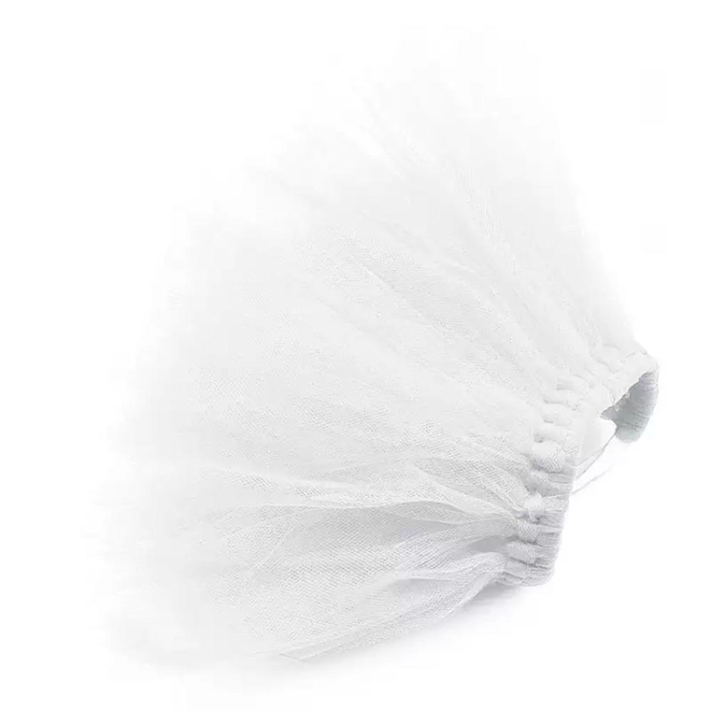 TD XS White Bridal Dog Tutu Skirt Pet Clothes
