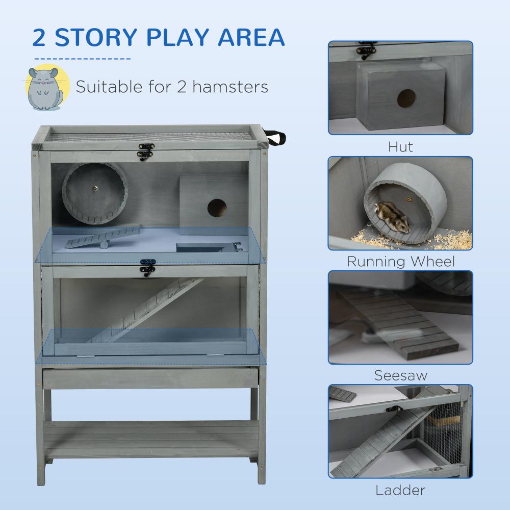 Wooden Hamster Cage Mice Habitat Rat Habitat