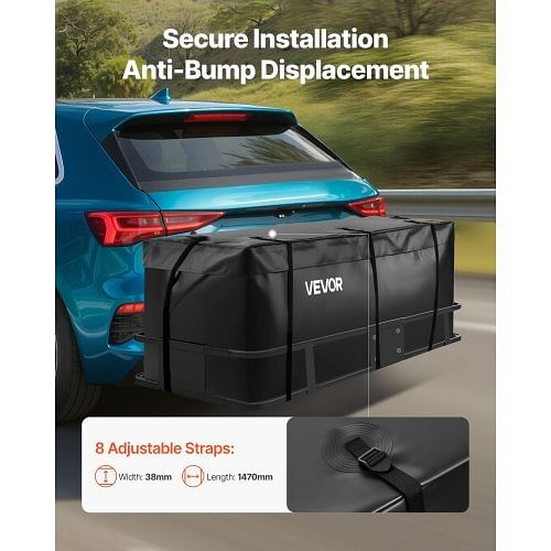 W2B Waterproof Hitch Cargo Carrier Bag 46.65 X 20.08 X 19.69 in (12 Cubic Feet) Pet Carriers