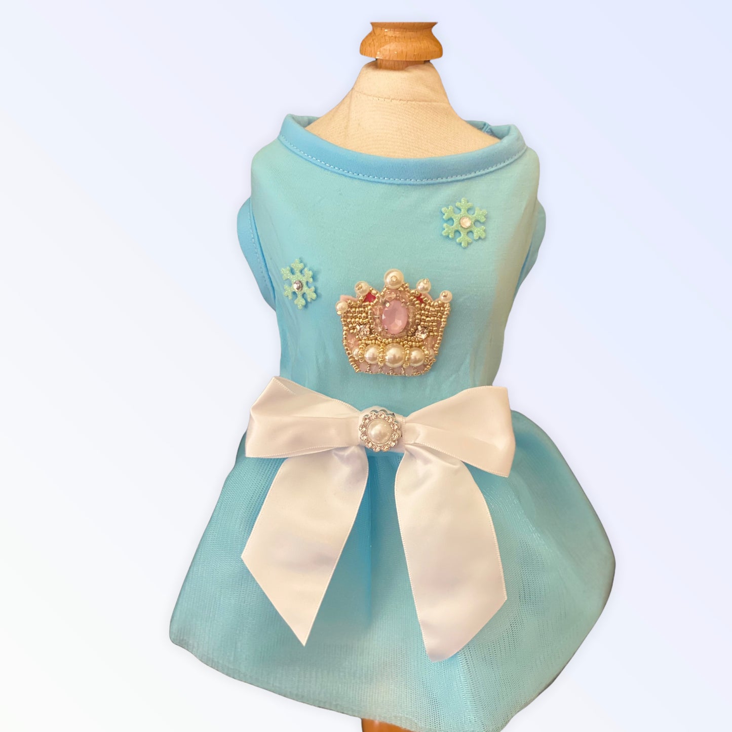 TD Pet Clothes Snow Queen Dress