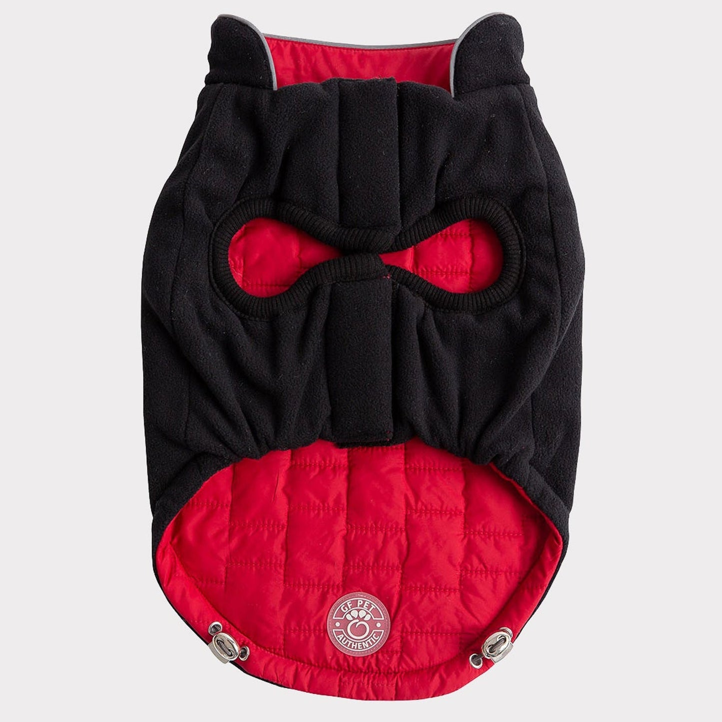 TD GF Classic Reversible ElastoFit Chalet Jacket XS Size Pet Sweater Coat for Dogs Solid Pattern Autumn Season Accessory