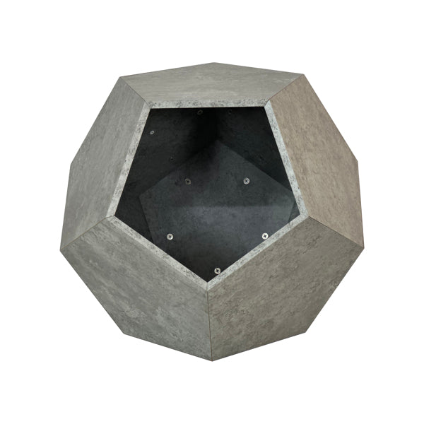 25.98"Modern Pet Furniture Cat Carrier Side Table, Sofa Side Table, Planter MDF Multifunctional Furniture, Cement Gray