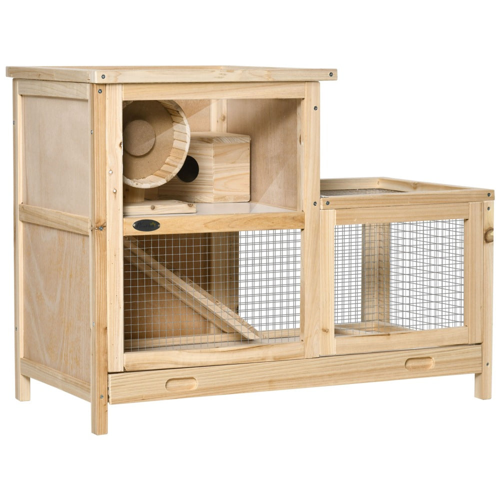 Wooden Hamster Cage