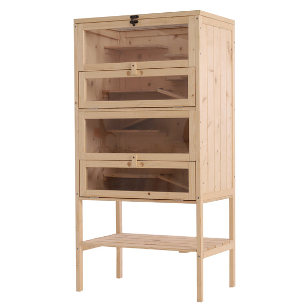 Wooden Hamster Cage Mice Habitat Rat Habitat