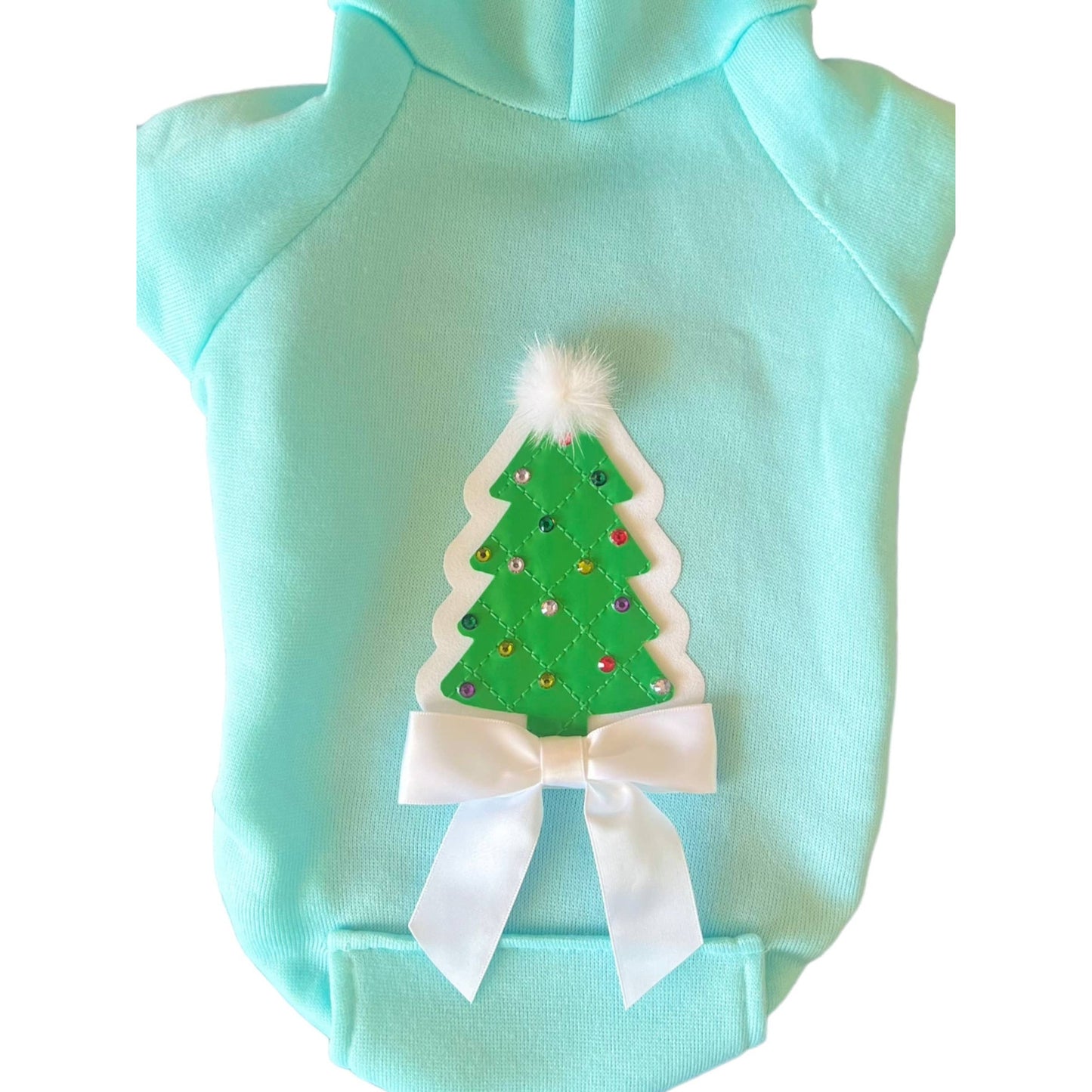 TD Luxury Classic Christmas Tree Quilted Dog Hoodie XS Trench Pet Clothes Breathable Solid Pattern Cat Accessories