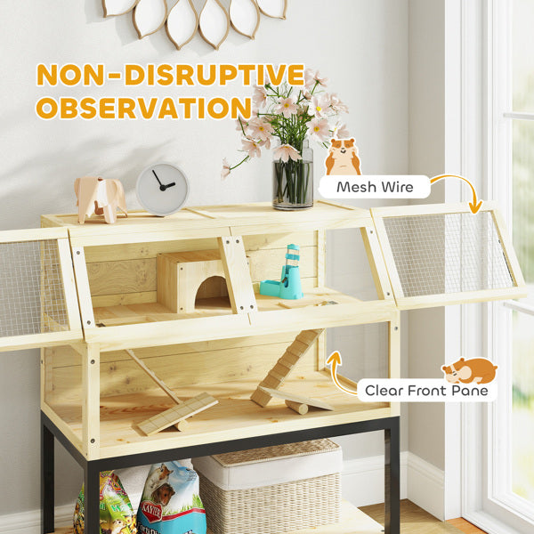 Wooden Hamster Cage