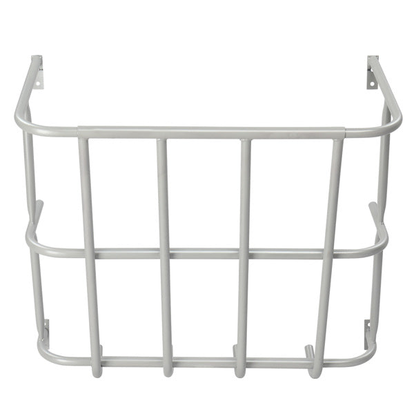 Large Capacity Hay Feeder, Heavy-Duty Steel Goat Hay Rack, 22.8" Long Wall Mounted Horse Hay Holder