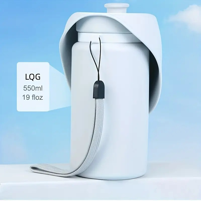 Portable Dog Water Bottle, Travel Dog Water Dispenser, Pet Outdoor Drinking Cup, Puppy Water Feeder for On-the-Go Hydration