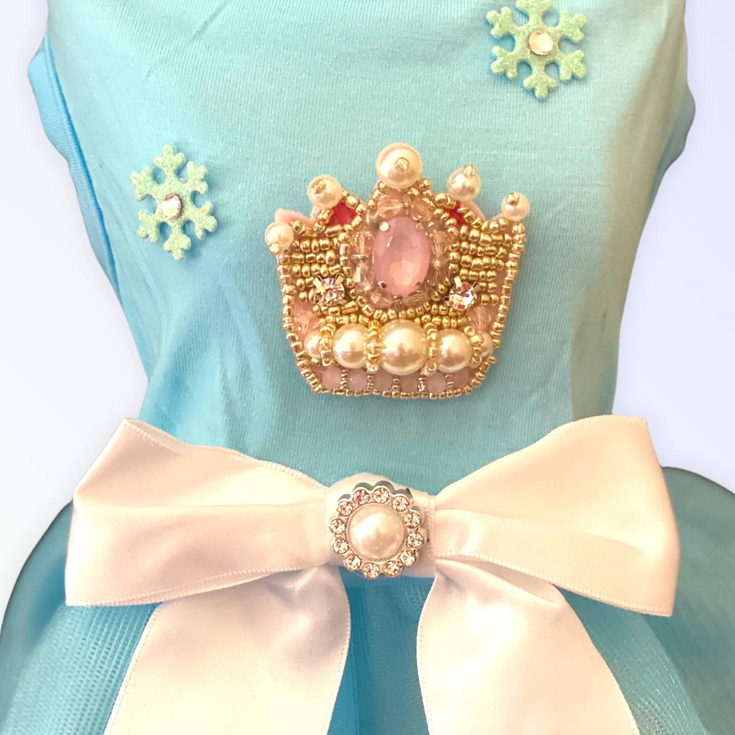 TD Pet Clothes Snow Queen Dress