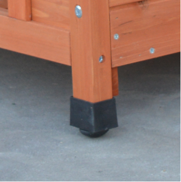 Wooden Outside Cat Shelter Weatherproof Large Outdoor Cat House with Escape Door