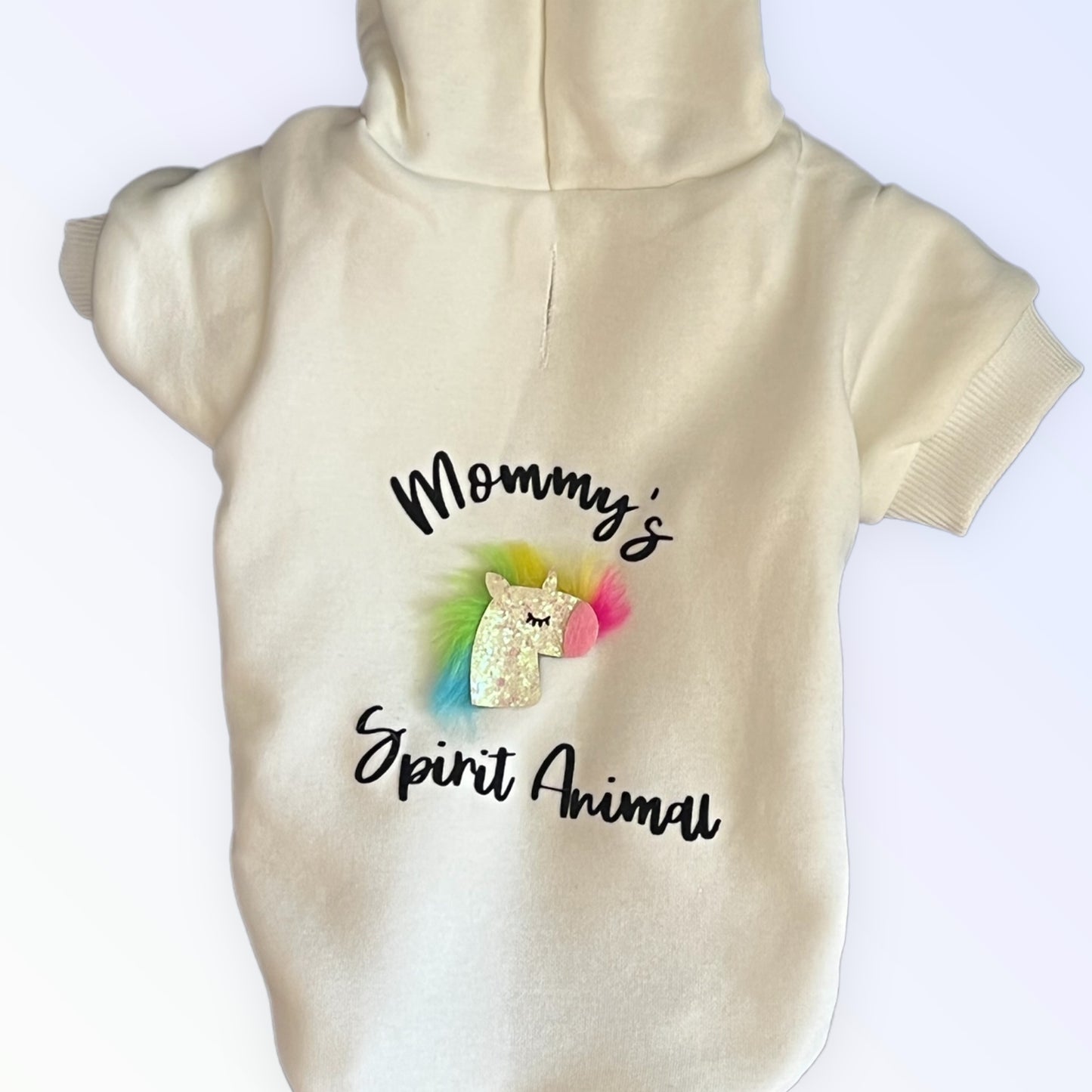 TD Mommy's Spirit Animal Hoodie Stylish Pet Clothes