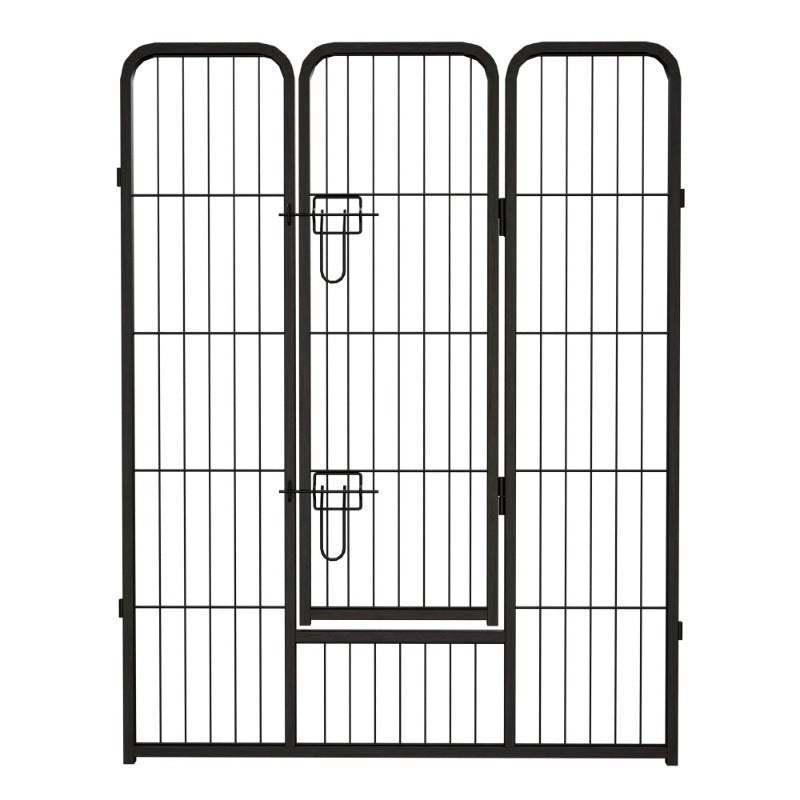 Dog Playpen, 40 Inch 8 Panels Puppy Playpen, Dog Exercise Pen for Large/Medium/Small Dogs, Foldable Dog Pen with Doors for RV
