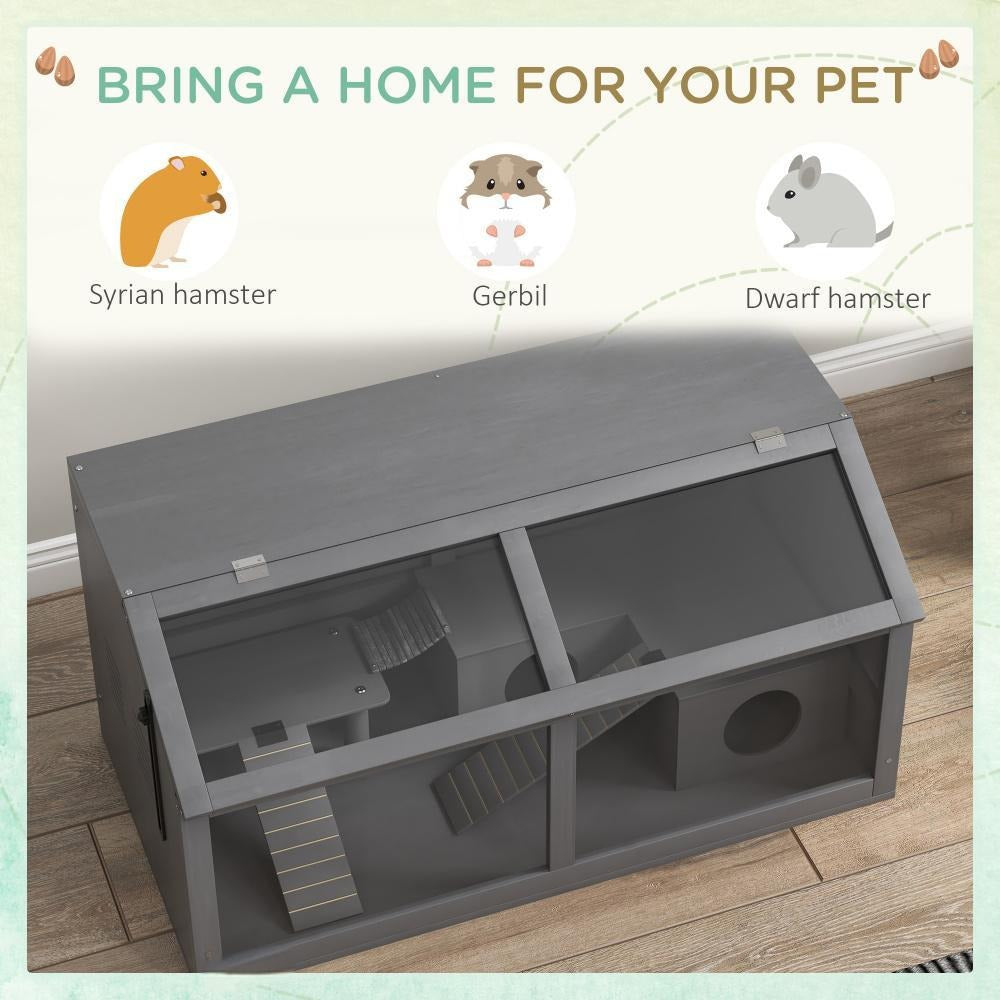 Wooden Hamster Cage