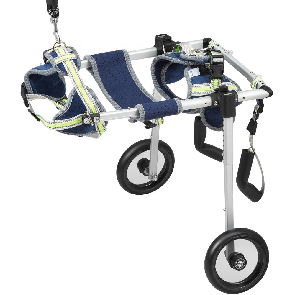 2 Wheels Dog Wheelchair for Back Legs, Pet Wheelchair Lightweight & Adjustable Assisting in Healing, Dog Cart/Wheelchair