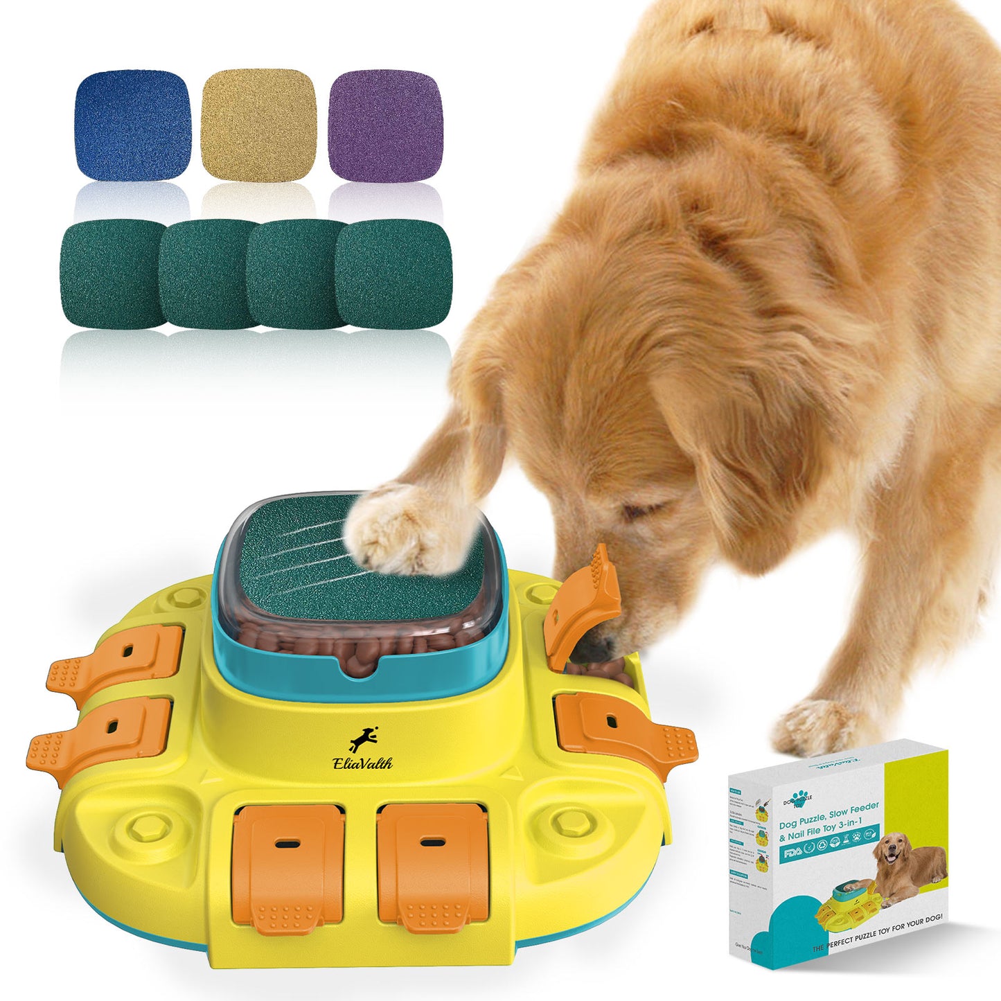dog nail file light yellow