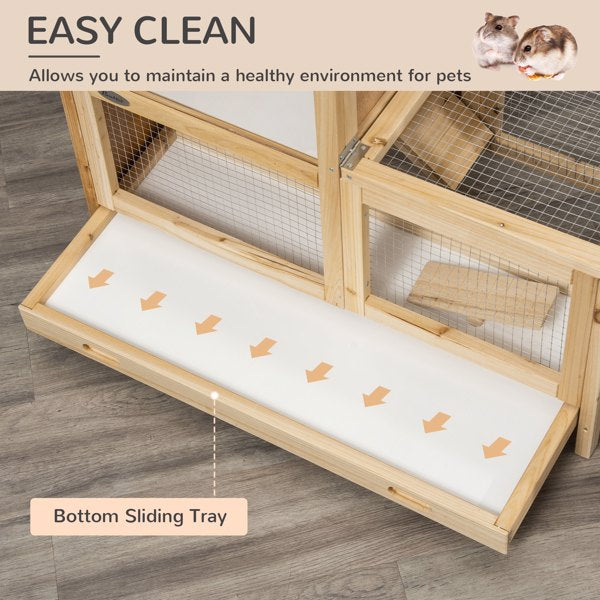 Wooden Hamster Cage