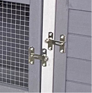 Outdoor Indoor Small Animal Cage Wooden Chicken Coop Run Cage with Galvanized Wire Mesh