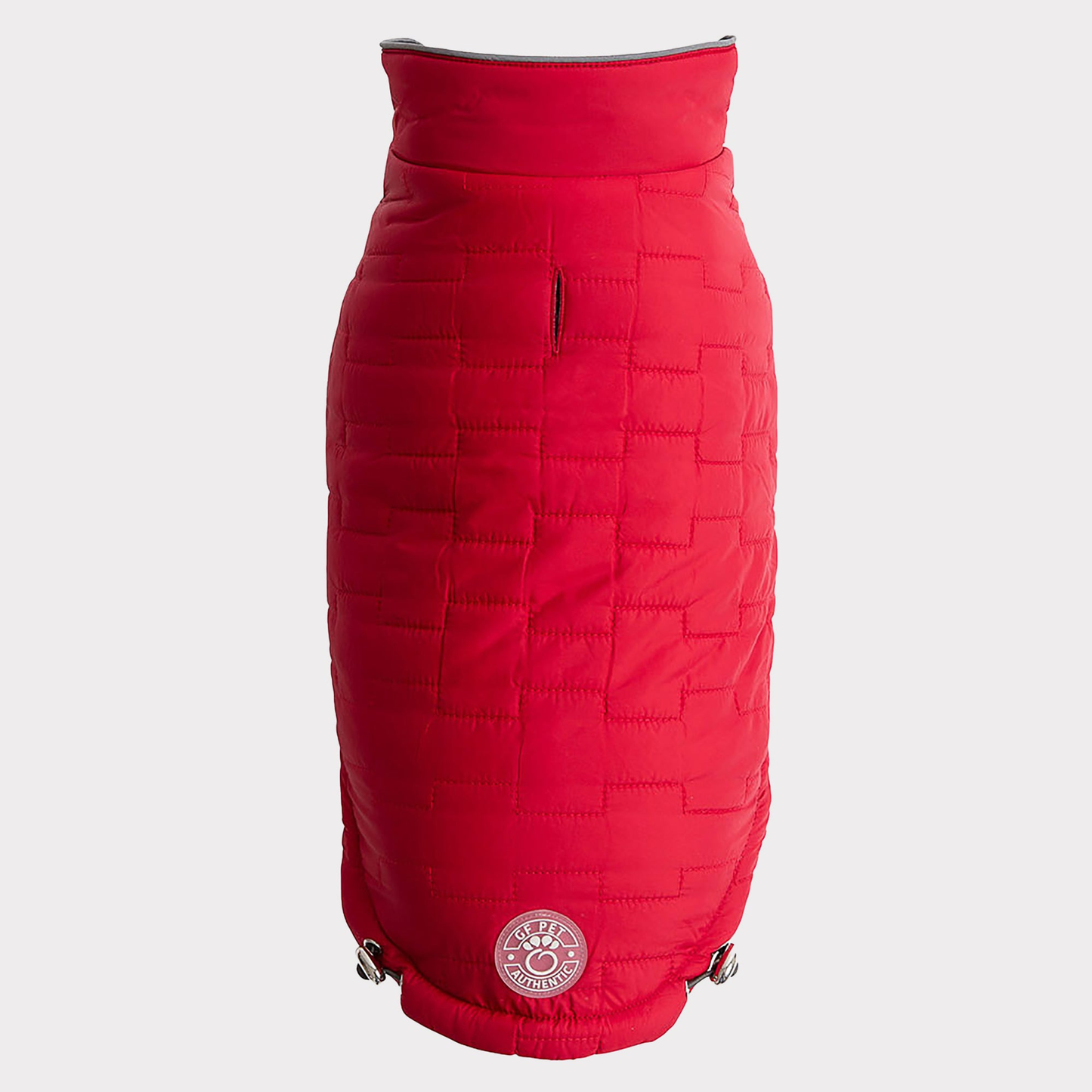 TD GF Classic Reversible ElastoFit Chalet Jacket XS Size Pet Sweater Coat for Dogs Solid Pattern Autumn Season Accessory