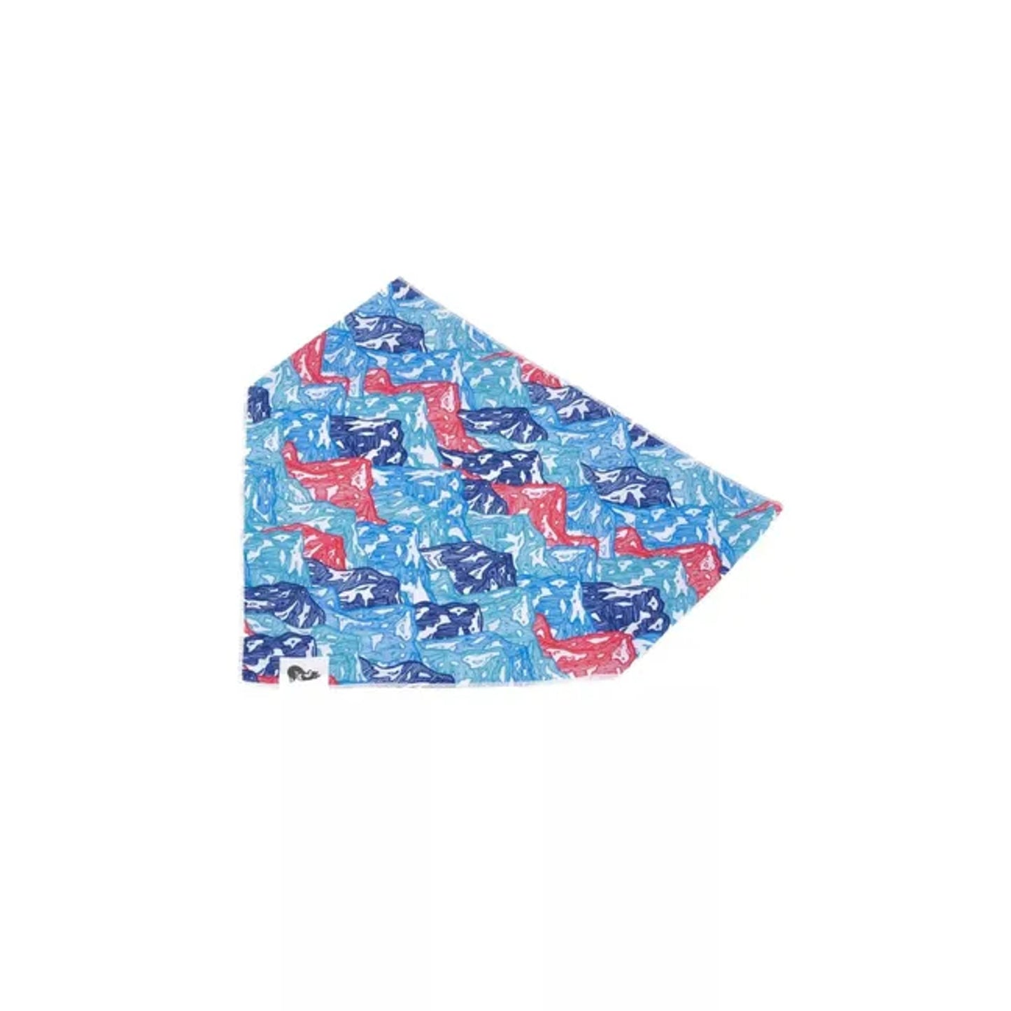 TD Painted Peaks Dog Bandana Stylish Pet Clothes for Canine Comfort