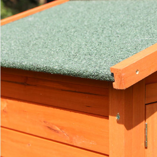 Wooden Outside Cat Shelter Weatherproof Large Outdoor Cat House with Escape Door