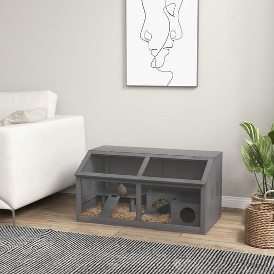 Wooden Hamster Cage