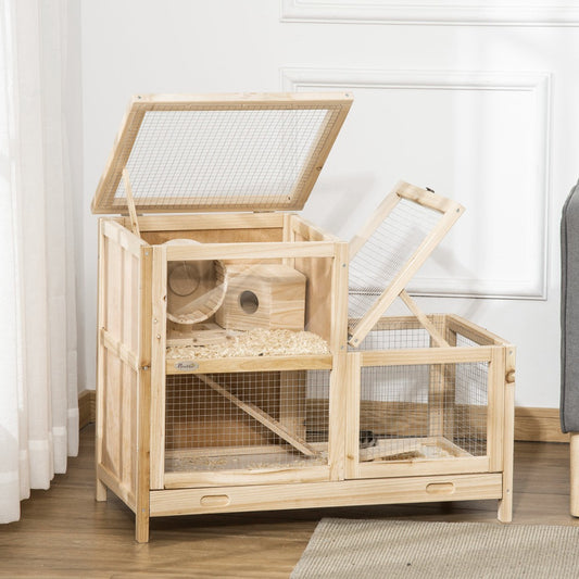 Wooden Hamster Cage