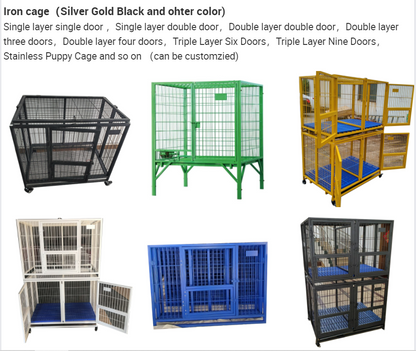 United States WAREHOUSE 7 DAYS to DOOR Metal and Glass Puppy Whelp Ing Box Large Aluminum Dog Elevated Whelp Ing Box with Fence