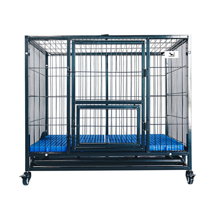 United States WAREHOUSE 7 DAYS to DOOR Metal and Glass Puppy Whelp Ing Box Large Aluminum Dog Elevated Whelp Ing Box with Fence