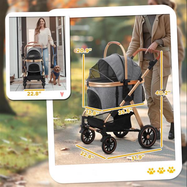 Comfortable Pet Dog Stroller