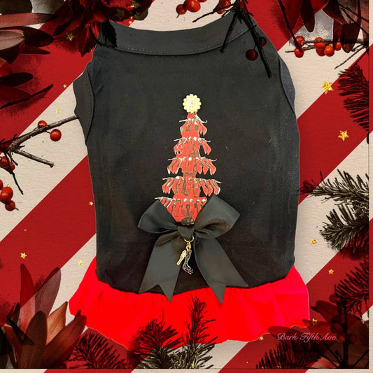 TD Loubarkin Tree Dress Stylish Pet Clothes for Your Furry Friend