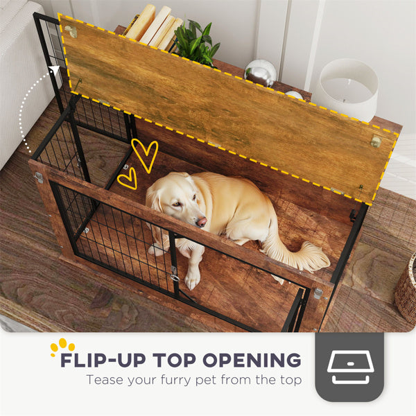 Wooden Dog Crate Durable and Stylish Dog Cage for Comfortable Living