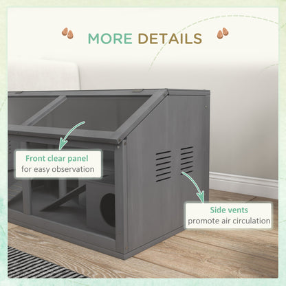 Wooden Hamster Cage