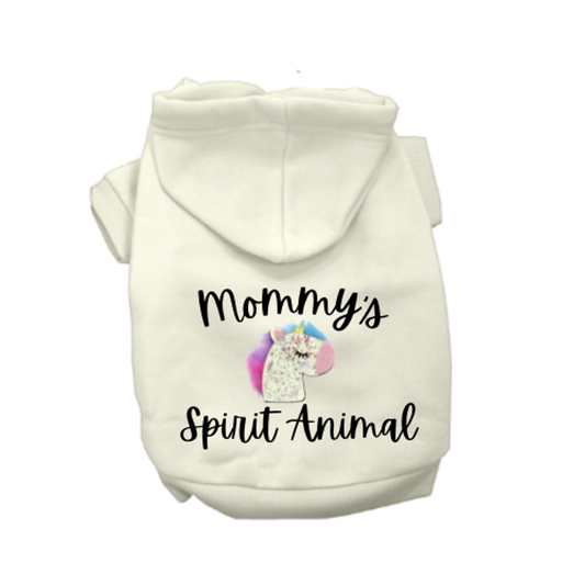 TD Mommy's Spirit Animal Hoodie Stylish Pet Clothes