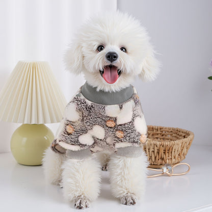 Dog Pajamas Soft Breathable Cozy Pet Jumpsuit Keeps Pets Warm & Comfortable
