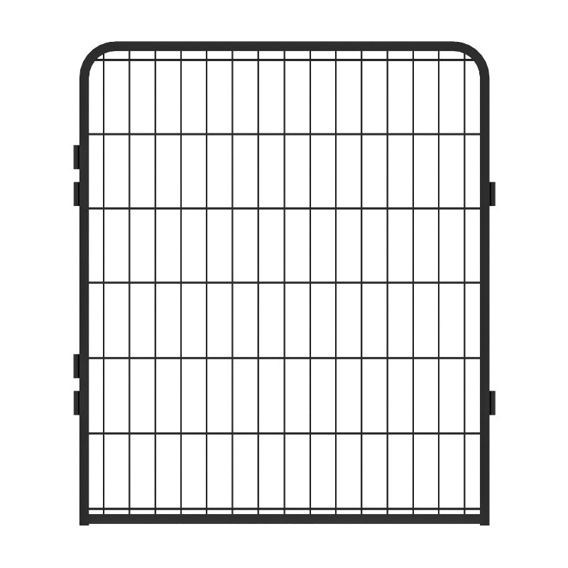 6 Panels Heavy Duty Metal Playpen with Door,31.7"H Dog Fence Pet Exercise Pen for Outdoor, Indoor