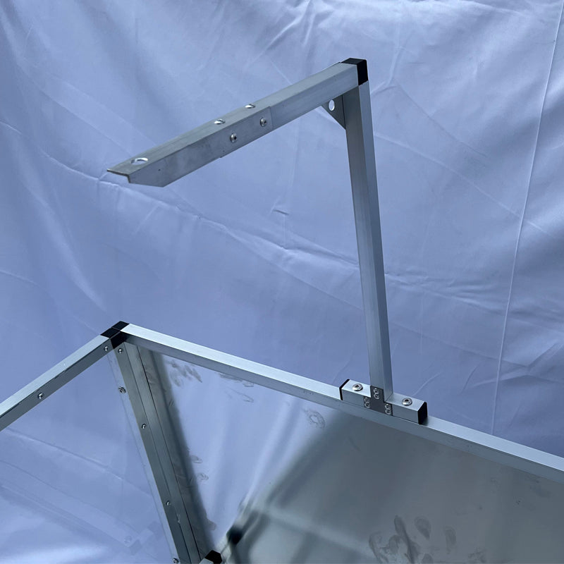 United States WAREHOUSE 7 DAYS to DOOR Metal and Glass Puppy Whelp Ing Box Large Aluminum Dog Elevated Whelp Ing Box with Fence
