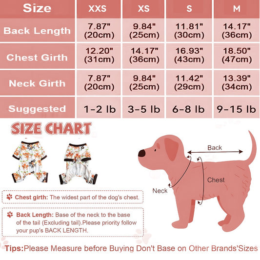 Dog Jumpsuit Cute Cartoon Animal Print Velvet Puppy Warm Clothes