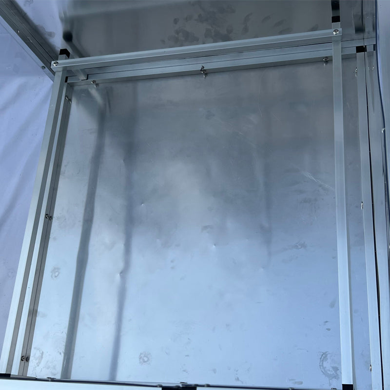 United States WAREHOUSE 7 DAYS to DOOR Metal and Glass Puppy Whelp Ing Box Large Aluminum Dog Elevated Whelp Ing Box with Fence