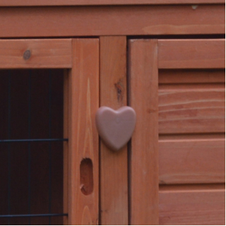 Easy Cleaning Wooden Poultry Hutch Rabbit Cage Waterproof Chicken Coop Hen House with Nesting Box for Yard