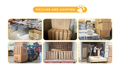 United States WAREHOUSE 7 DAYS to DOOR Metal and Glass Puppy Whelp Ing Box Large Aluminum Dog Elevated Whelp Ing Box with Fence