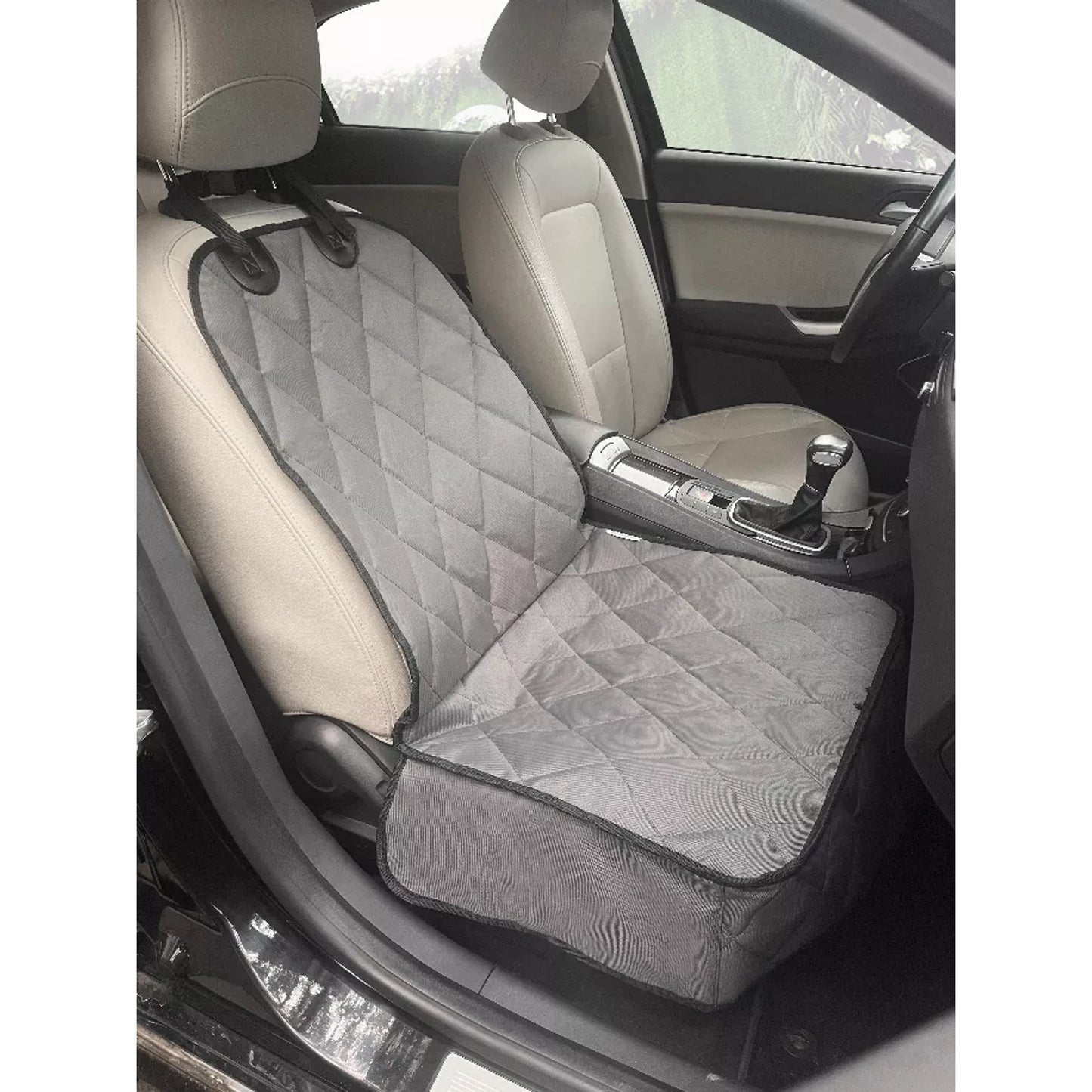 TD GOOPAWS Waterproof Dog Front Car Seat Cover Scratch Proof and Non-Slip Durable Pet Seat Cover for Cats for Trucks and SUVs