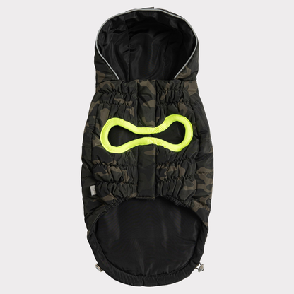 TD GF Pet Recycled Parka Classic XL/XXL Dog Coats Solid Pattern Autumn Winter Accessory Made Polyester Cotton Fleece Cloth
