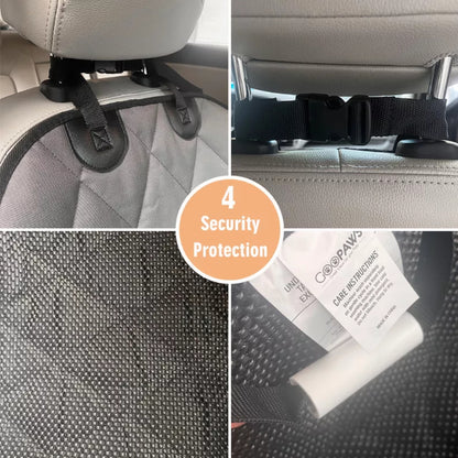 TD GOOPAWS Waterproof Dog Front Car Seat Cover Scratch Proof and Non-Slip Durable Pet Seat Cover for Cats for Trucks and SUVs