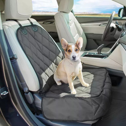TD GOOPAWS Waterproof Dog Front Car Seat Cover Scratch Proof and Non-Slip Durable Pet Seat Cover for Cats for Trucks and SUVs
