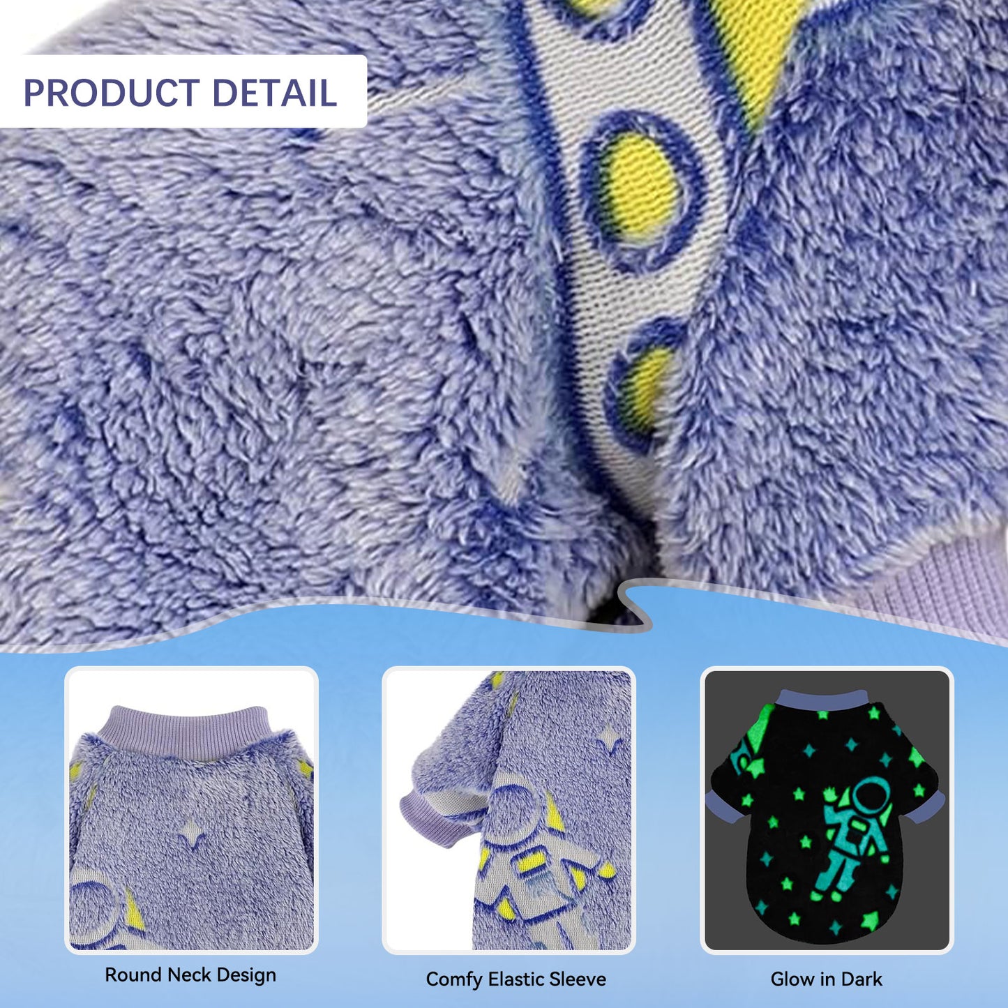 Warm Winter Dog Jumpsuit Soft Velvet Puppy Sweater Reflective Breathable D2008
