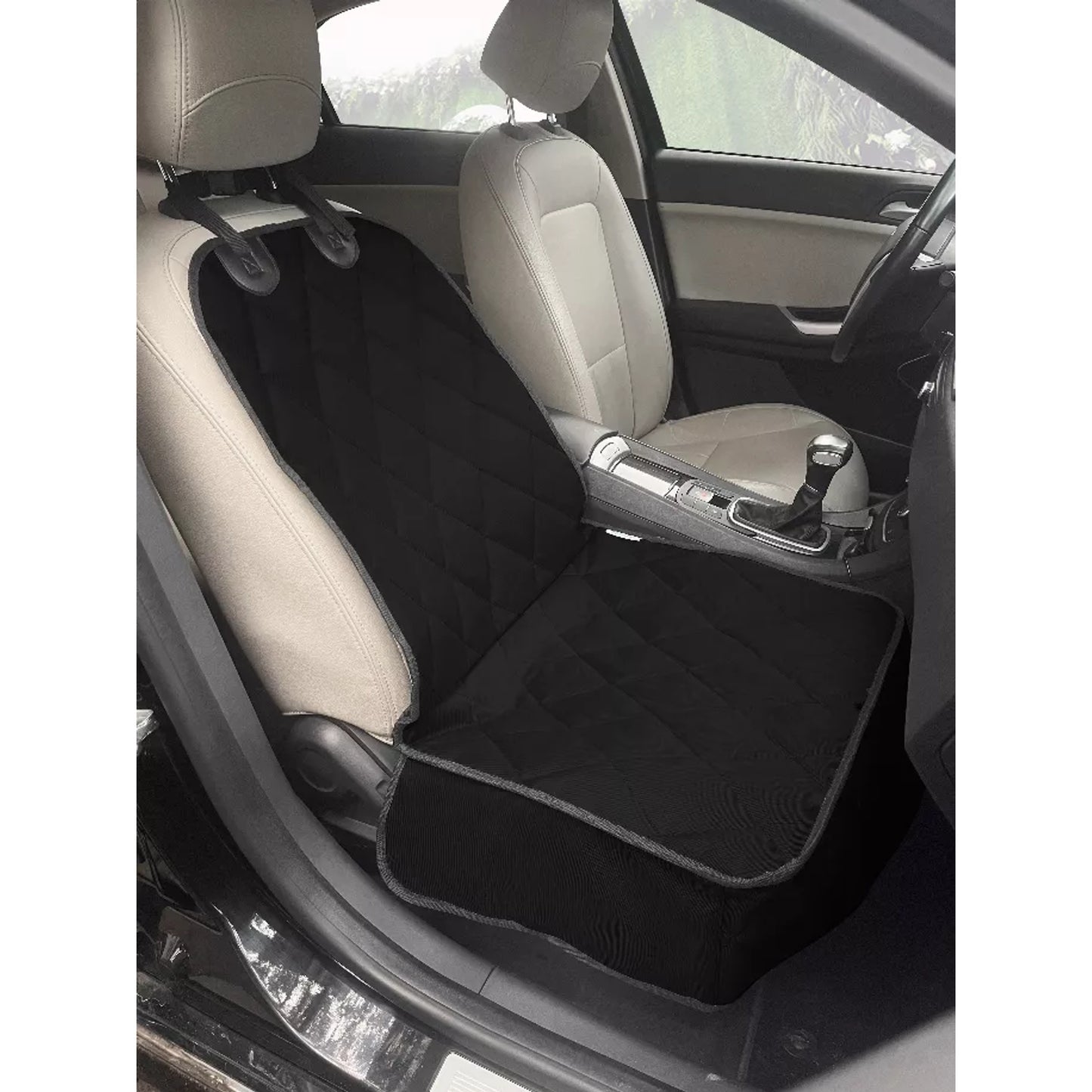 TD GOOPAWS Waterproof Dog Front Car Seat Cover Scratch Proof and Non-Slip Durable Pet Seat Cover for Cats for Trucks and SUVs