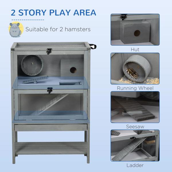 Wooden Hamster Cage Mice Habitat Rat Habitat